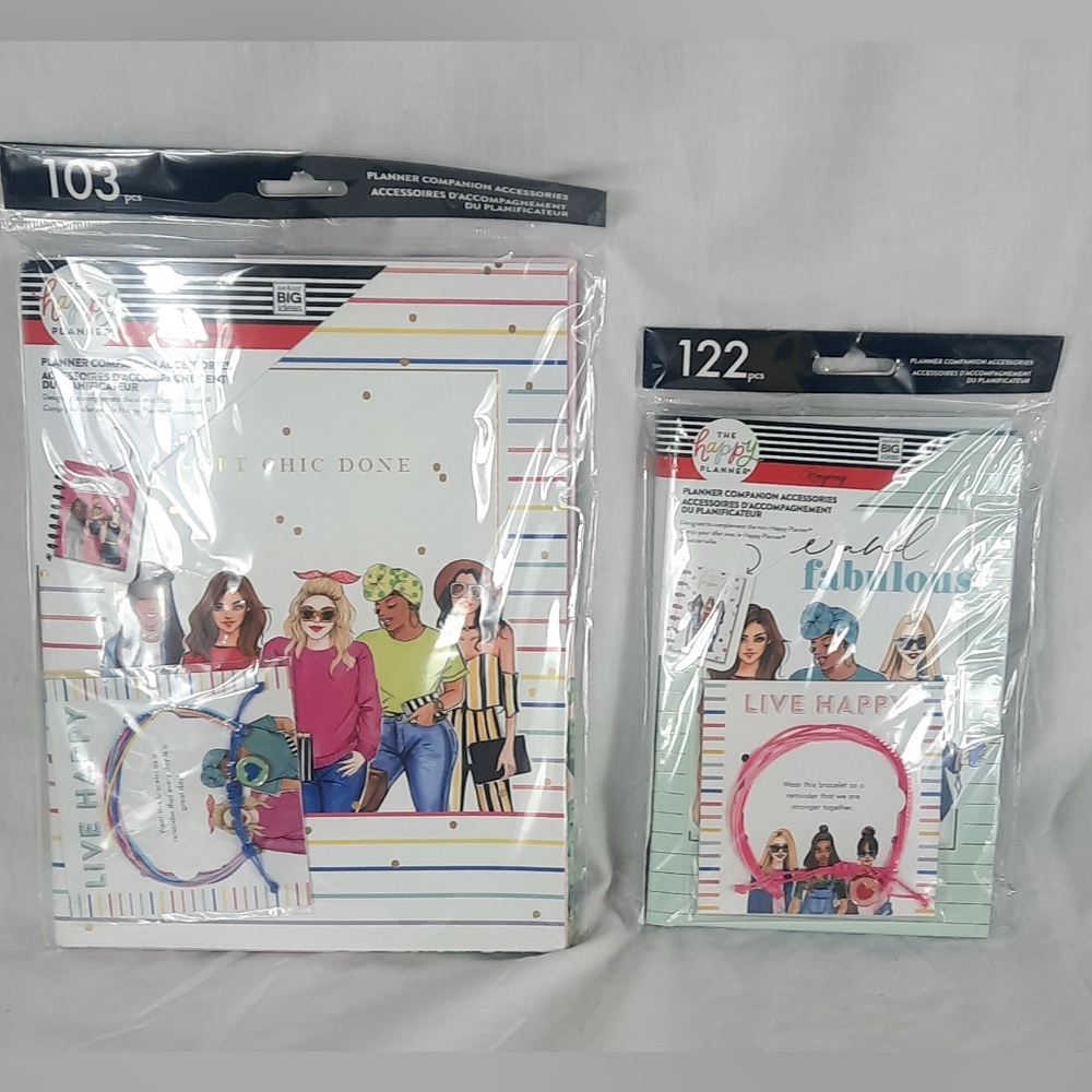 The Happy Planner Rongrong Planner Companion Accessories Lot Of 2 Different Size